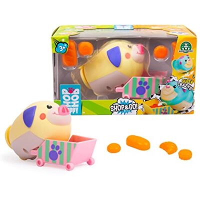 Giochi Preziosi Hop Hop Puppy Shop&Go Maialino, Animali Giocattolo per Bambini, Ideale per Regalo Bambina 3 Anni in Su, Cuccioli Energetici con Carrello della Spesa e Loro Cibi Preferiti Giochi Preziosi Hop Hop Puppy Shop&Go Maialino, Animali Giocattolo per Bambini, Ideale per Regalo Bambina 3 Anni in Su, Cuccioli Energetici con Carrello della Spesa e Loro Cibi Preferiti