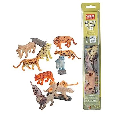 WILD REPUBLIC Nature Tube Grande Gatto, Tubi Con Animali Di Plastica, Set Pupazzetti Di Animali, Regalo Di Compleanno, Ideale Per Giochi Interattivi WILD REPUBLIC Nature Tube Grande Gatto, Tubi Con Animali Di Plastica, Set Pupazzetti Di Animali, Regalo Di Compleanno, Ideale Per Giochi Interattivi