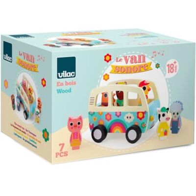 Vilac Van Sonore degli Animali della Fattoria di Ingela P. Arrhenius 6 Forme e grida autentiche Risveglio uditivo e linguaggio Ispirazione Montessori Idea Regalo Nascita da 18 Mesi Vilac Van Sonore degli Animali della Fattoria di Ingela P. Arrhenius 6 Forme e grida autentiche Risveglio uditivo e linguaggio Ispirazione Montessori Idea Regalo Nascita da 18 Mesi