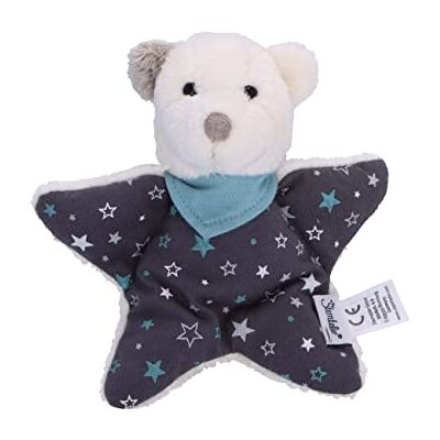 Sterntaler Mini giocattolo unisex per bambini, mini orsetto polare Elia, giocattolo per bambini, giocattolo per motorie, grigio scuro Sterntaler Mini giocattolo unisex per bambini, mini orsetto polare Elia, giocattolo per bambini, giocattolo per motorie, grigio scuro
