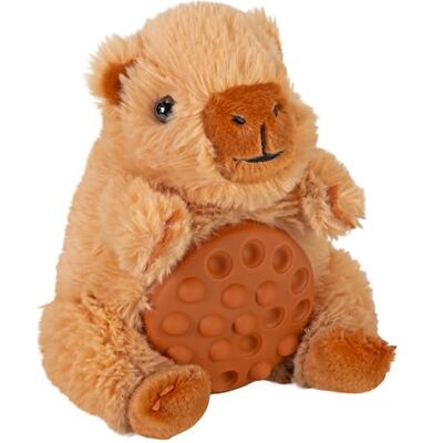 WILD REPUBLIC Poppykins-Mini Capybara, Stuffed Animal, 19 cm, Plush Toy, Fill is Spun Recycled Water Bottles WILD REPUBLIC Poppykins-Mini Capybara, Stuffed Animal, 19 cm, Plush Toy, Fill is Spun Recycled Water Bottles