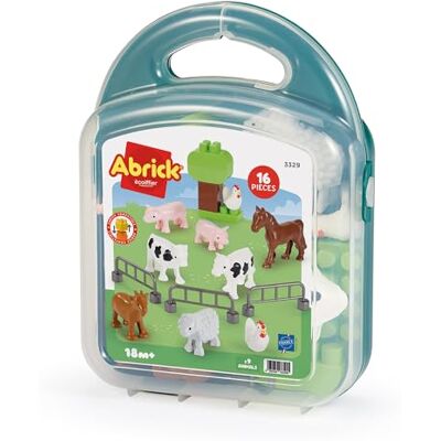 Ecoiffier Valisette per Bambini Animali della Fattoria Statuine Barriere E Mattoni Inclusi Gioco d'imitazione da 18 Mesi Giocattolo per Bambini Garanzia Francia Origine Ecoiffier Valisette per Bambini Animali della Fattoria Statuine Barriere E Mattoni Inclusi Gioco d'imitazione da 18 Mesi Giocattolo per Bambini Garanzia Francia Origine