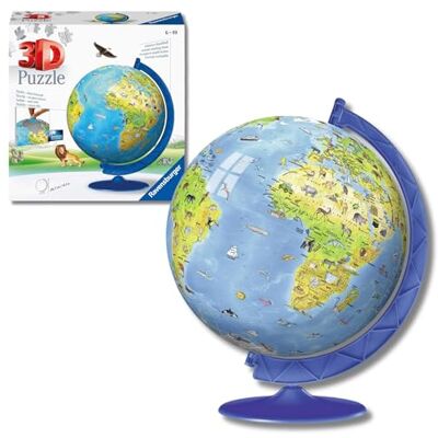 Ravensburger Puzzle 3D Globo Terrestre Impara La Geografia Con Gli Animali Puzzle 3d Bambini A Partire Dai 6 Anni Modellismo Da Costruire Bambini Di 180 Pezzi Regalo Bambino 6 Anni E Più Ravensburger Puzzle 3D Globo Terrestre Impara La Geografia Con Gli Animali Puzzle 3d Bambini A Partire Dai 6 Anni Modellismo Da Costruire Bambini Di 180 Pezzi Regalo Bambino 6 Anni E Più