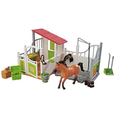 Simba Pferdebox und Waschplatz mit Pferd Simba Pferdebox und Waschplatz mit Pferd