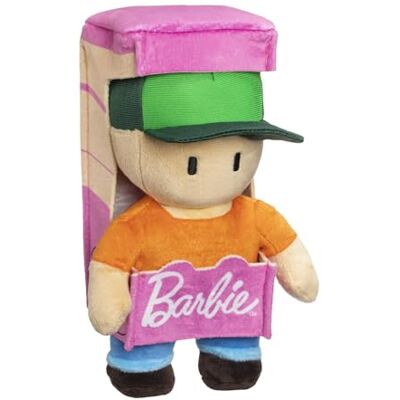 Bizak Stumble Guys X Barbie Peluche 20 cm, Mr.Stamble Barbie Personaggio Esclusivo per Abbracciare e Collezionare, Giocattolo per tutte le età, () Bizak Stumble Guys X Barbie Peluche 20 cm, Mr.Stamble Barbie Personaggio Esclusivo per Abbracciare e Collezionare, Giocattolo per tutte le età, ()