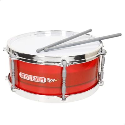 COLORBABY Bontempi Tamburo per bambini, 31 cm, con bacchette e tracolla, doppia membrana per suono realistico, design resistente e leggero, per sviluppare ritmo e coordinazione dai 3 anni () COLORBABY Bontempi Tamburo per bambini, 31 cm, con bacchette e tracolla, doppia membrana per suono realistico, design resistente e leggero, per sviluppare ritmo e coordinazione dai 3 anni ()