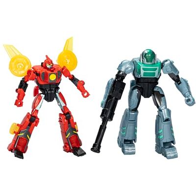 Transformers EarthSpark, Cyber-Combiner, Action Figure Robot di Twitch terrestre e Robby Malto Transformers EarthSpark, Cyber-Combiner, Action Figure Robot di Twitch terrestre e Robby Malto
