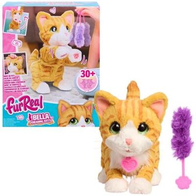 FurReal Just Play Giocattolo interattivo Bella the Biscuit-Making Kitty da 25,4 cm, oltre 30 suoni e reazioni, peluche, giocattoli per bambini dai 4 anni FurReal Just Play Giocattolo interattivo Bella the Biscuit-Making Kitty da 25,4 cm, oltre 30 suoni e reazioni, peluche, giocattoli per bambini dai 4 anni