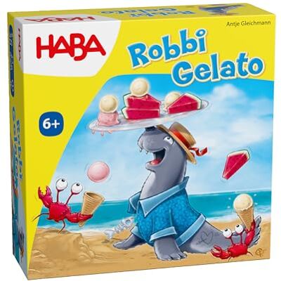 HABA Robbi Gelato, Gioco per Bambini da Tavolo Abilità. Più 6 anni HABA Robbi Gelato, Gioco per Bambini da Tavolo Abilità. Più 6 anni