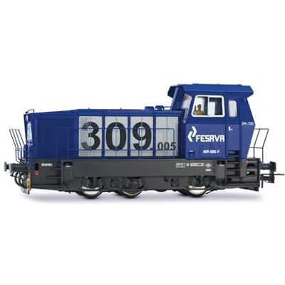 Electrotren FESAVA, Locomotiva Diesel 309, Blu/Grigia, EP; VI Locomotiva Diesel Electrotren FESAVA, Locomotiva Diesel 309, Blu/Grigia, EP; VI Locomotiva Diesel
