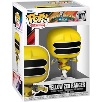 Funko POP! Television: Power Rangers Yellow Zeo Ranger Figura in vinile da collezione Idea regalo Prodotto ufficiale Giocattoli per bambini e adulti Modello di figura per collezionisti Funko POP! Television: Power Rangers Yellow Zeo Ranger Figura in vinile da collezione Idea regalo Prodotto ufficiale Giocattoli per bambini e adulti Modello di figura per collezionisti