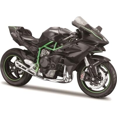 Maisto Kawasaki Ninja H2R Modellino di motocicletta da collezione in pressofusione, in scala 1:12, incredibilmente dettagliato Maisto Kawasaki Ninja H2R Modellino di motocicletta da collezione in pressofusione, in scala 1:12, incredibilmente dettagliato