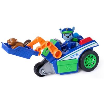 Paw Patrol : Search & Rescue, Veicolo per la Raccolta Differenziata di Salvataggio di Rocky con 2 Personaggi, Macchinina Giocattolo a Retrocarica, Giocattoli per Bambini e Bambine, 3+ Anni Paw Patrol : Search & Rescue, Veicolo per la Raccolta Differenziata di Salvataggio di Rocky con 2 Personaggi, Macchinina Giocattolo a Retrocarica, Giocattoli per Bambini e Bambine, 3+ Anni