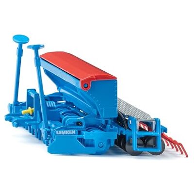 Siku Lemken, combinata seminatrice-aratrice, 1:32, con sportello mobile, tracciatore, telaio in metallo, blu-rosso, attrezzo agricolo Siku Lemken, combinata seminatrice-aratrice, 1:32, con sportello mobile, tracciatore, telaio in metallo, blu-rosso, attrezzo agricolo