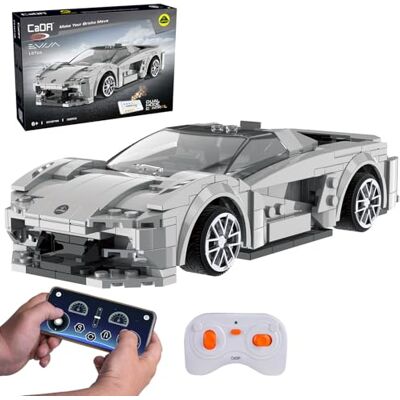 JAMARA CADA Lotus Evija 1:18 2,4 GHz Bricks, giocattolo modellino auto per bambini dai 6 anni, idea regalo per ragazzi e ragazze, design fedele ai dettagli, doppia modalità JAMARA CADA Lotus Evija 1:18 2,4 GHz Bricks, giocattolo modellino auto per bambini dai 6 anni, idea regalo per ragazzi e ragazze, design fedele ai dettagli, doppia modalità