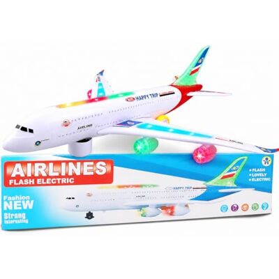 AtomDream Tech Bump and Go Aereo giocattolo realistico con luci e suoni 4D, giocattolo per bambini dai 3 ai 12 anni, cambio automatico di direzione in caso di collisione, ottimo regalo per ragazzi e ragazze (rosso AtomDream Tech Bump and Go Aereo giocattolo realistico con luci e suoni 4D, giocattolo per bambini dai 3 ai 12 anni, cambio automatico di direzione in caso di collisione, ottimo regalo per ragazzi e ragazze (rosso