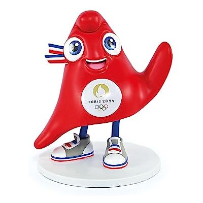 Doudou et Compagnie Licenza JO Paris 2024 Mascotte Giochi Olimpici e Paralimpico-Figurine OLY 14,5 CM, , Rosso, 14.5 Doudou et Compagnie Licenza JO Paris 2024 Mascotte Giochi Olimpici e Paralimpico-Figurine OLY 14,5 CM, , Rosso, 14.5