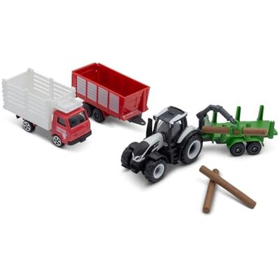 Maisto Mini Working Machines 4 Pack of Tractors. VALTRA Incredibly Detailed Die-Cast Replica Collectible Model Maisto Mini Working Machines 4 Pack of Tractors. VALTRA Incredibly Detailed Die-Cast Replica Collectible Model