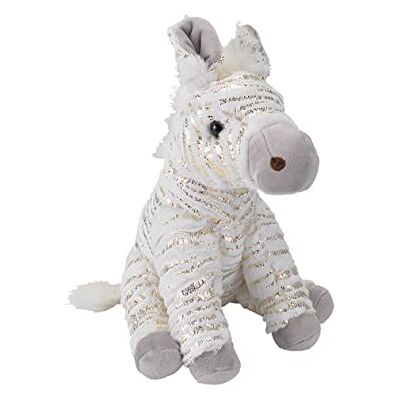Wild Republic Foilkins Zebra - Animale in peluche, Imbottitura riciclata, Stampa metallizzata Wild Republic Foilkins Zebra - Animale in peluche, Imbottitura riciclata, Stampa metallizzata