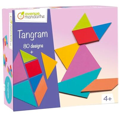 Avenue Mandarine My Mandarine Un Tangram enfant de 7 pezzi in cartone+ 1 foglio di istruzioni da 80 modelli Avenue Mandarine My Mandarine Un Tangram enfant de 7 pezzi in cartone+ 1 foglio di istruzioni da 80 modelli