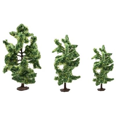 NOCH Alberi decidui, 16 pezzi, altezza 10-14 cm, perfetti per modellismo in pista H0 e TT NOCH Alberi decidui, 16 pezzi, altezza 10-14 cm, perfetti per modellismo in pista H0 e TT