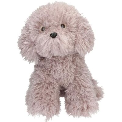Depesche TOPModel Fur Ever Friends Peluche Cane Max, con Pelliccia riccia di Colore Grigio, Alto Circa 30 cm Depesche TOPModel Fur Ever Friends Peluche Cane Max, con Pelliccia riccia di Colore Grigio, Alto Circa 30 cm