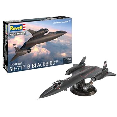 Revell Lockheed SR-71B Blackbird Kit modellino in plastica non verniciata, scala 1:48 Revell Lockheed SR-71B Blackbird Kit modellino in plastica non verniciata, scala 1:48