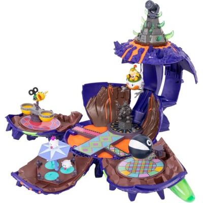 THE SUPER MARIO BROS. MOVIE Playset Super Mario Galaxy Movie Planet Bowser con personaggio da 3,8 cm Playset pieghevole con licenza ufficiale , composto da 4 sezioni, per bambini dai 3 anni in su THE SUPER MARIO BROS. MOVIE Playset Super Mario Galaxy Movie Planet Bowser con personaggio da 3,8 cm Playset pieghevole con licenza ufficiale , composto da 4 sezioni, per bambini dai 3 anni in su