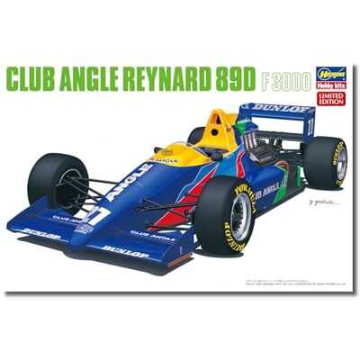 Hasegawa 1/24 Club Angle Reynard 89D Modellino in plastica Hasegawa 1/24 Club Angle Reynard 89D Modellino in plastica