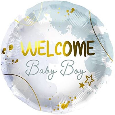 Folat Palloncino foil Welcome Baby Boy Blu 45 cm Folat Palloncino foil Welcome Baby Boy Blu 45 cm