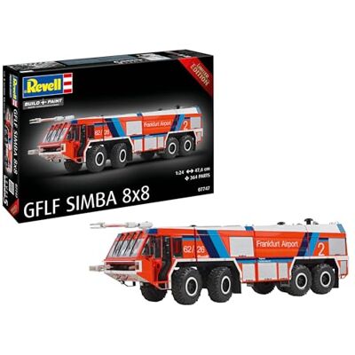 Revell GFLF Simba 8x8 (Edizione Limitata) 1:24 Scala Kit modello in plastica non costruita/non verniciata Revell GFLF Simba 8x8 (Edizione Limitata) 1:24 Scala Kit modello in plastica non costruita/non verniciata