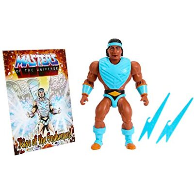 Masters of the Universe Origins Bolt-Man, Action Figure, personaggio per combattimenti da gioco e da collezione, Giocattolo per Bambini 6+ Anni, Masters of the Universe Origins Bolt-Man, Action Figure, personaggio per combattimenti da gioco e da collezione, Giocattolo per Bambini 6+ Anni,