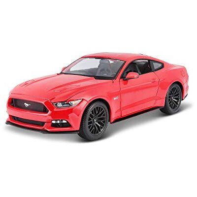 Maisto 31197-2015 Ford Mustang Modellino, Scala 1:18, Colori Assortiti: Rosso/Blu/Bianco Maisto 31197-2015 Ford Mustang Modellino, Scala 1:18, Colori Assortiti: Rosso/Blu/Bianco