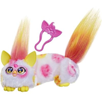 Furby DJ Furblets, Smiles-A-Lot, Peluche elettronico in Miniatura Elastico con Effetti sonori e Musicali Divertenti, Parla Il Furbish, Bianco, Giallo e Rosa Furby DJ Furblets, Smiles-A-Lot, Peluche elettronico in Miniatura Elastico con Effetti sonori e Musicali Divertenti, Parla Il Furbish, Bianco, Giallo e Rosa