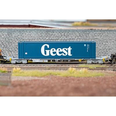 Hornby TT:120 TOUAX Sffgmss IFA Wagon Geest 45ft Container Hornby TT:120 TOUAX Sffgmss IFA Wagon Geest 45ft Container
