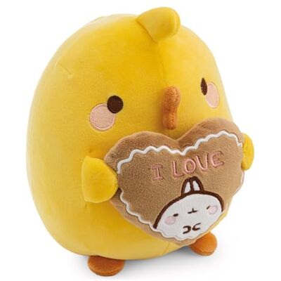 NICI Peluche Piu Piu con Cuore Pan di Zenzero 24 cm in Confezione Regalo Morbido e Tenero, Idea Regalo NICI Peluche Piu Piu con Cuore Pan di Zenzero 24 cm in Confezione Regalo Morbido e Tenero, Idea Regalo