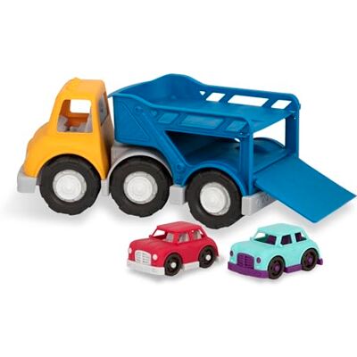 Battat Camion trasportatore Giocattolo e 2 Auto Giocattolo Gioco di finzione 12 Mesi + Battat Camion trasportatore Giocattolo e 2 Auto Giocattolo Gioco di finzione 12 Mesi +