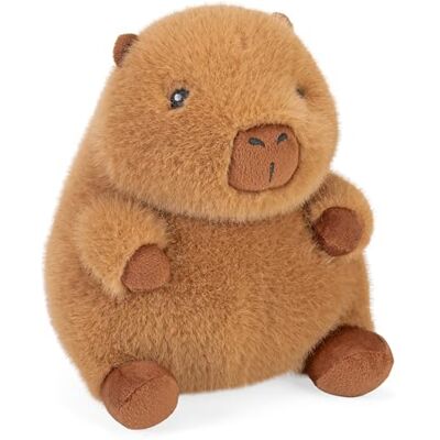WILD REPUBLIC Tummykins Capybara, peluche, 20 cm, giocattolo di peluche, imbottitura in bottiglie d’acqua riciclate filate WILD REPUBLIC Tummykins Capybara, peluche, 20 cm, giocattolo di peluche, imbottitura in bottiglie d’acqua riciclate filate