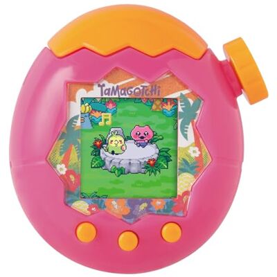 TAMAGOTCHI Paradise Orange Tropics – Animale Virtuale da accudire – Interattivo, rotella di zoom – Modello Giungla Rosa e giallo – Giocattolo per Bambini dai 6 anni in su – Bandai – TAMAGOTCHI Paradise Orange Tropics – Animale Virtuale da accudire – Interattivo, rotella di zoom – Modello Giungla Rosa e giallo – Giocattolo per Bambini dai 6 anni in su – Bandai –