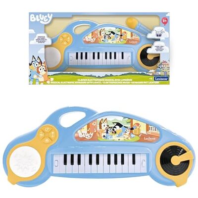 Lexibook , Bluey, Pianoforte elettronico per Bambini con Effetti Luminosi, Blu Giallo, Lexibook , Bluey, Pianoforte elettronico per Bambini con Effetti Luminosi, Blu Giallo,