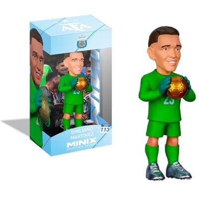 MINIX Football Stars Coppa del Mondo #113 Argentina Dibu Martinez Personaggio da collezione 12 cm MINIX Football Stars Coppa del Mondo #113 Argentina Dibu Martinez Personaggio da collezione 12 cm