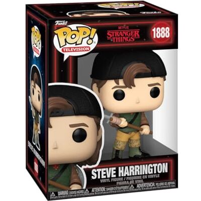 Funko POP! TV: Stranger Things Season 5 Steve Figura in vinile da collezione Idea regalo Prodotto ufficiale Giocattoli per bambini e adulti Modello di figura per collezionisti Funko POP! TV: Stranger Things Season 5 Steve Figura in vinile da collezione Idea regalo Prodotto ufficiale Giocattoli per bambini e adulti Modello di figura per collezionisti