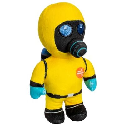 Bizak Stumble Guys Peluche 16,5 cm, Hazmat NBC Personaggio del videogioco di demolizione, 6 personaggi epici, giocattolo morbido e abbracciabile, ideale per tutte le età, () Bizak Stumble Guys Peluche 16,5 cm, Hazmat NBC Personaggio del videogioco di demolizione, 6 personaggi epici, giocattolo morbido e abbracciabile, ideale per tutte le età, ()