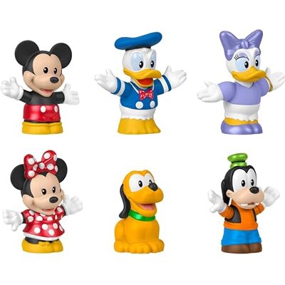 Fisher Price Little People Disney Topolino e i suo Amici, set di personaggi del mondo Disney tra cui Topolino, Minni, Paperino, Paperina, Pippo e Pluto, 1+ anni, Fisher Price Little People Disney Topolino e i suo Amici, set di personaggi del mondo Disney tra cui Topolino, Minni, Paperino, Paperina, Pippo e Pluto, 1+ anni,
