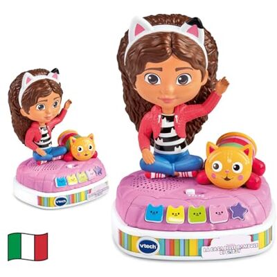 VTech Racconta Storie Luminoso di Gabby, Giocattolo Interattivo Raccontastorie con Suoni, Cuscigatta Utilizzabile come Luce Notturna, 4 Bottoni Interattivi, Lingua Italiana, Batterie Incluse, 3-7 Anni VTech Racconta Storie Luminoso di Gabby, Giocattolo Interattivo Raccontastorie con Suoni, Cuscigatta Utilizzabile come Luce Notturna, 4 Bottoni Interattivi, Lingua Italiana, Batterie Incluse, 3-7 Anni