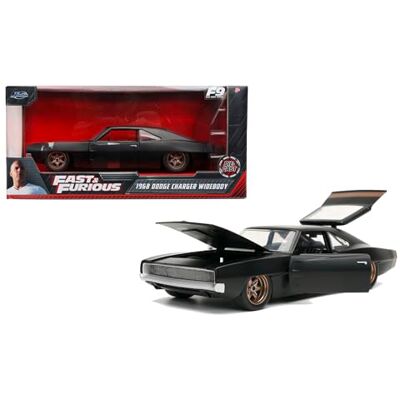 Jada Toys Fast & Furious 1968 Dodge Charger 1:24, Die-Cast Auto, conosciuta dai film, Muscle Car Jada Toys Fast & Furious 1968 Dodge Charger 1:24, Die-Cast Auto, conosciuta dai film, Muscle Car