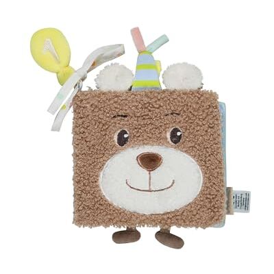 Sterntaler Playbook Famiglia Orsetto in Tessuto Morbido, Giocattolo per Bambini con Gambe sospese, Carta crepitante e cigolio Imbottito, con Nastro di Legatura, 11,5 × 13 × 4 cm, Marrone Chiaro Sterntaler Playbook Famiglia Orsetto in Tessuto Morbido, Giocattolo per Bambini con Gambe sospese, Carta crepitante e cigolio Imbottito, con Nastro di Legatura, 11,5 × 13 × 4 cm, Marrone Chiaro