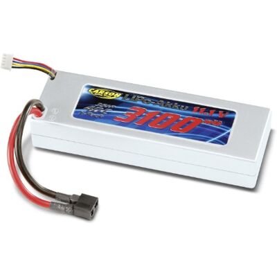 Carson 500608102 Batteria da Corsa, 11,1 V / 3100 mAh Lipo 40C Carson 500608102 Batteria da Corsa, 11,1 V / 3100 mAh Lipo 40C