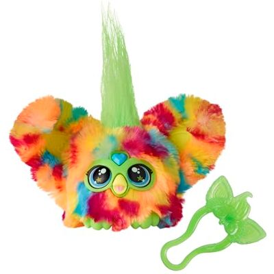 Furby Hasbro Furblets Pix-Elle Peluche Elettronico in Miniatura, Giocattolo di Peluche per Bambini e Bambine dai 6 Anni in su, Collezionabile Multicolore con Clip Portachiavi Furby Hasbro Furblets Pix-Elle Peluche Elettronico in Miniatura, Giocattolo di Peluche per Bambini e Bambine dai 6 Anni in su, Collezionabile Multicolore con Clip Portachiavi