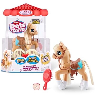 Pets Alive My Magical Pony con scuderia Giocattolo robotico interattivo a batteria di ZURU Pets Alive My Magical Pony con scuderia Giocattolo robotico interattivo a batteria di ZURU